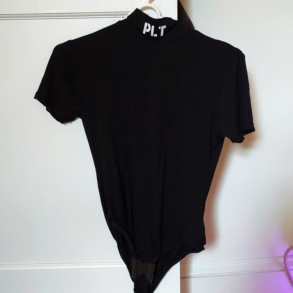 Black cotton Bodysuit